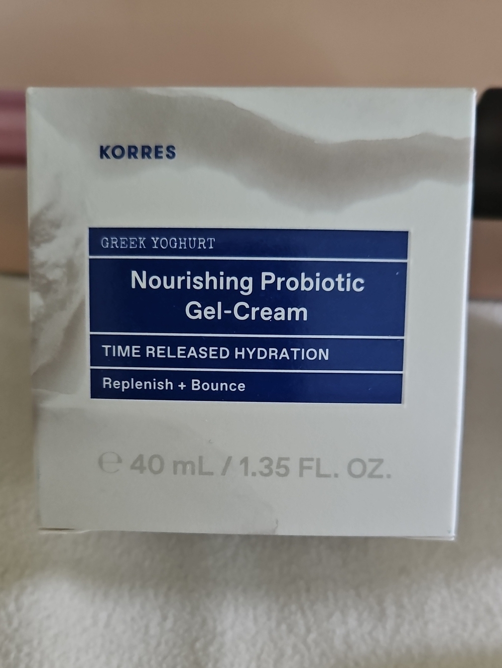 Korres Nourishing Probiotic Gel-Cream White/Blue